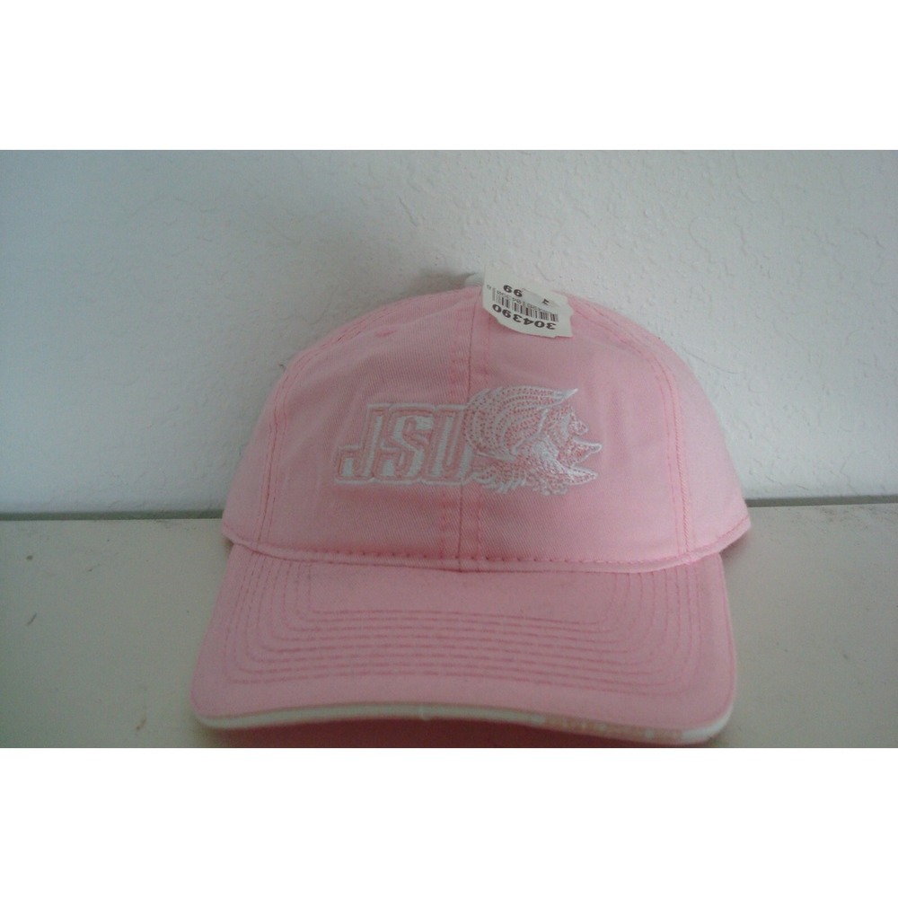 JSU PINK BEACH GOLF STR APBACK DEADSTOCK HAT CAP VINTAGE C2